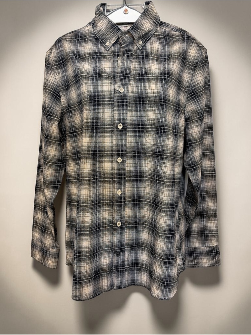Taylor Stitch The Jack Navy Plaid Button-Down Shirt S